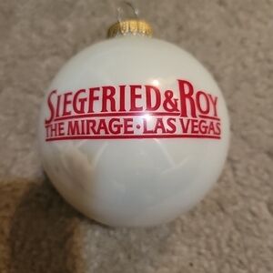 White Holiday Ornament